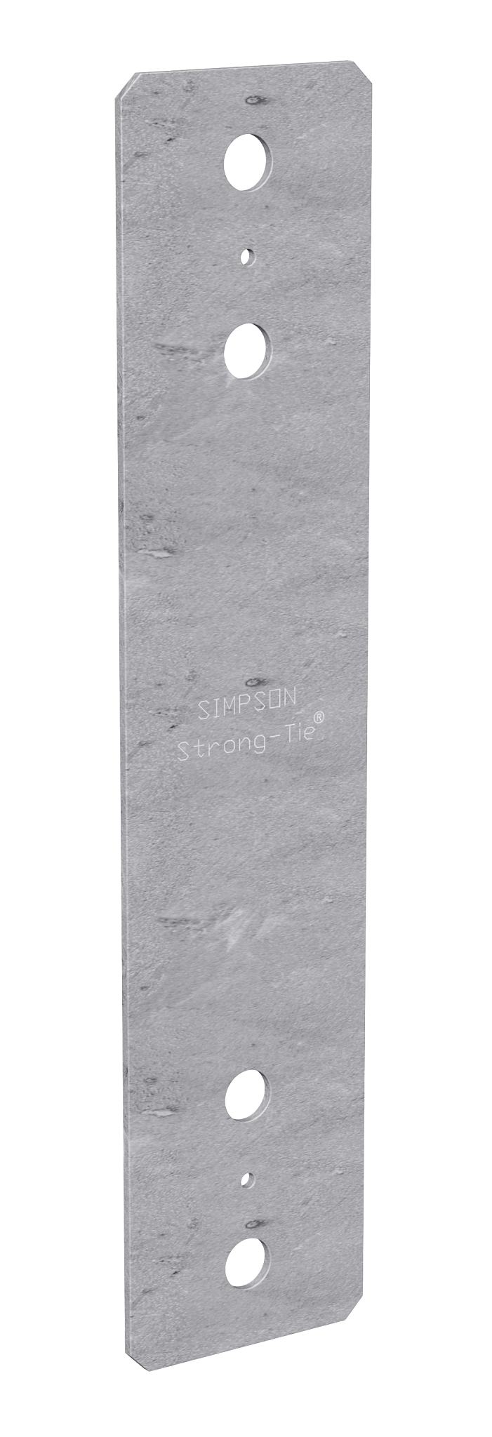 Simpson PS418 PS 4 in. x 18 in. Hot-Dip Galvanized Piling Strap