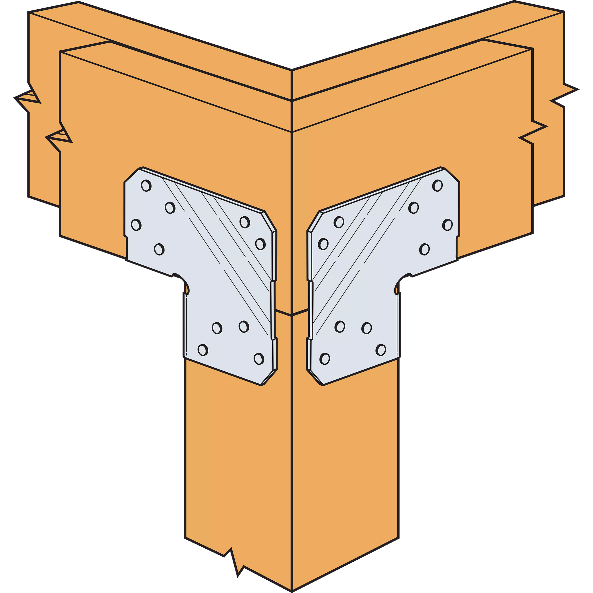 Simpson End Part Simpson LCE4SS LCE Stainless-Steel End Post Cap for 4x – USA Tool Depot