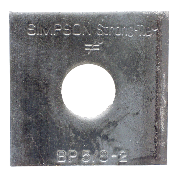 Simpson Strong-Tie BP 5/8-2 5/8IN BOLT DIA 2 X 2 BEARING PLATE