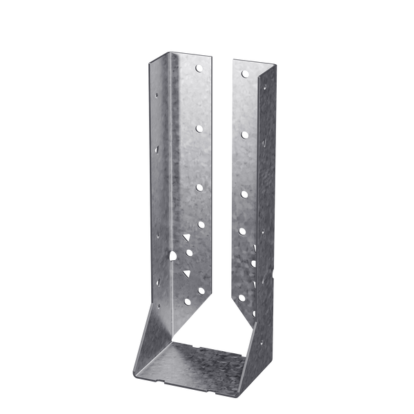 Simpson HUC210-2 HUC Galvanized Face-Mount Concealed-Flange Joist Hanger for Double 2x10