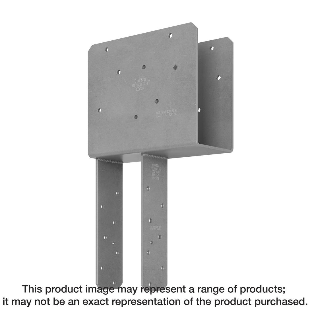 Simpson ECCQ44SDS2.5 ECCQ End Column Cap for 4x Beam, 4x Post, with Strong-Drive SDS Screws