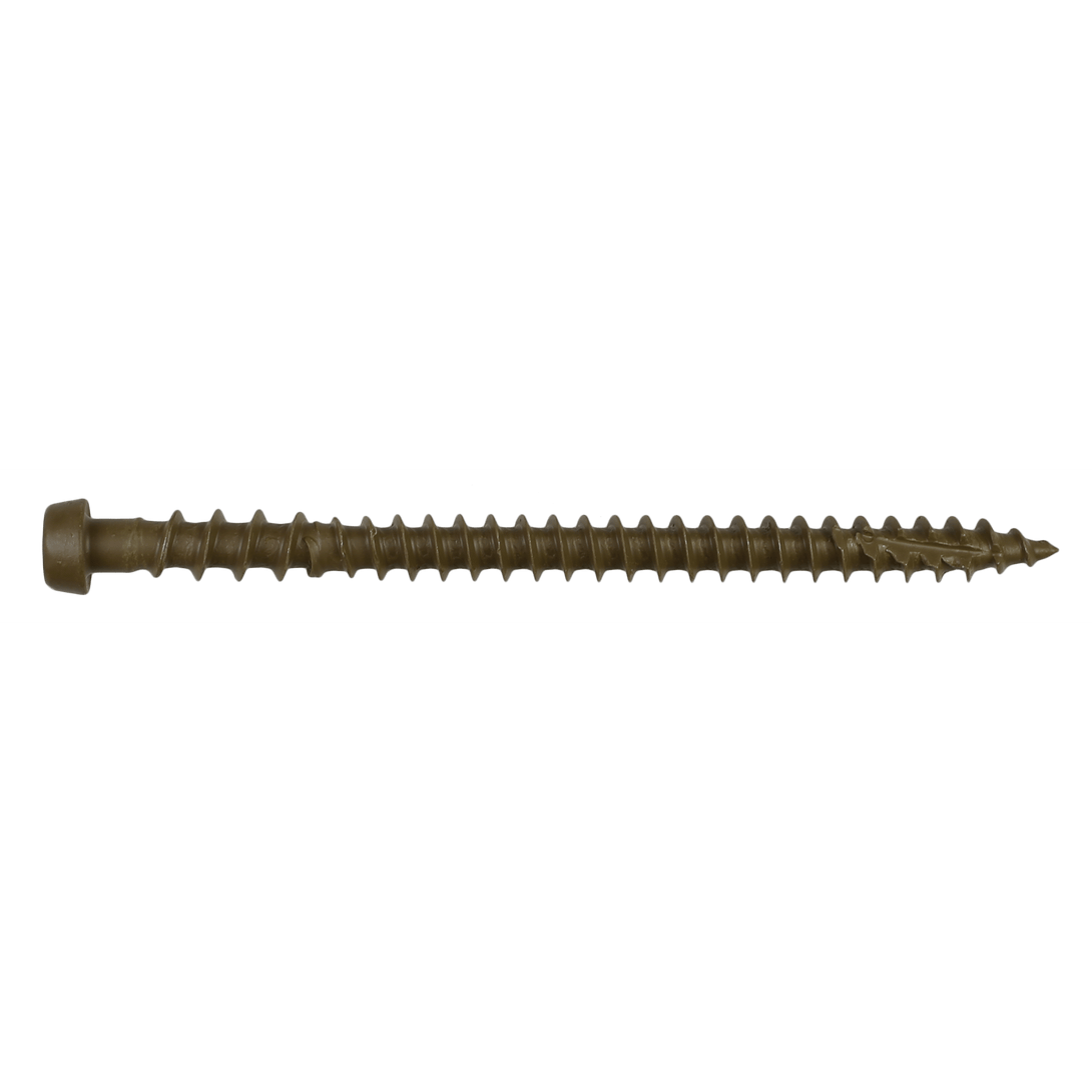 Simpson DCU234BR01MB Deck-Drive DCU COMPOSITE Screw — #10 x 2-3/4 in. T20, Quik Guard, Brown 01 1750-Qty