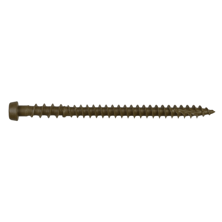 Simpson DCU234BR01MB Deck-Drive DCU COMPOSITE Screw — #10 x 2-3/4 in. T20, Quik Guard, Brown 01 1750-Qty