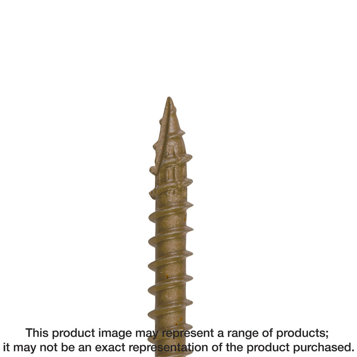 Simpson SDWS16212QR50 Strong-Drive SDWS FRAMING Screw — 0.160 in. x 2-1/2 in. T25, Quik Guard, Tan 50-Qty