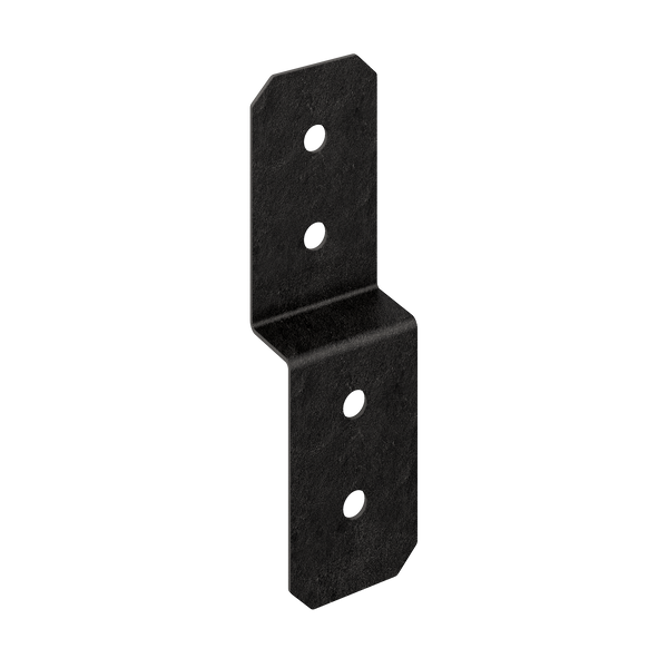 Simpson APVDJT2-4 Outdoor Accents Avant Collection 3 in. ZMAX, Black Powder-Coated Deck Joist Tie for 2x