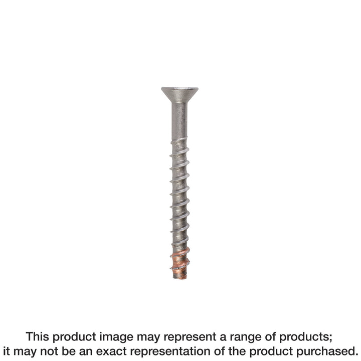 Simpson THD37212CS6SS Titen HD 3/8 in. x 2-1/2 in. Type 316 SS Countersunk Head Heavy-Duty Screw Anchor 25-Qty