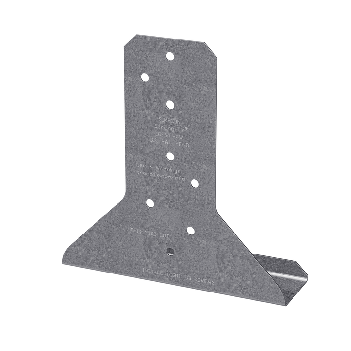 Simpson ICFVL-W ICFVL Ledger Connector System to Connect Wood Ledger to ICF 15-Qty