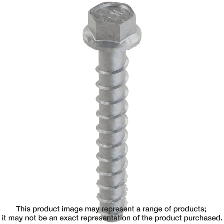 Simpson THDB62500HMG Titen HD 5/8 in. x 5 in. Mechanically Galvanized Heavy-Duty Screw Anchor 10-Qty