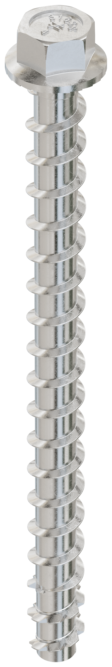 Simpson THDC25400H6SS Titen HD 1/4 in. x 4 in. Type 316 Stainless-Steel Heavy-Duty Screw Anchor 50-Qty