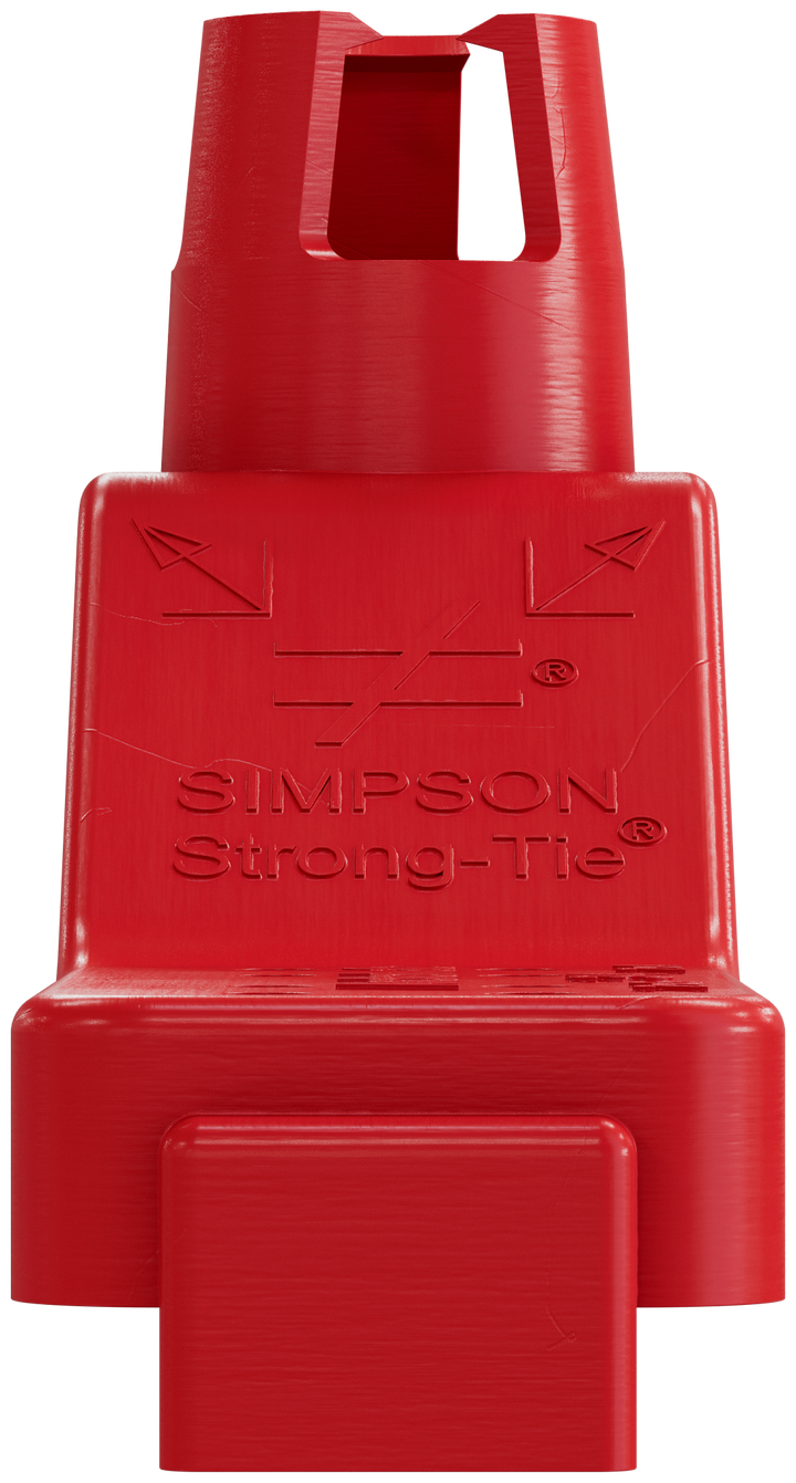 Simpson AM 3/4 AnchorMate 3/4-in. Dia. Anchor Bolt Holder — Red 100-Qty