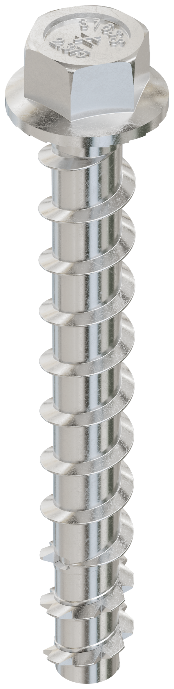 Simpson THDC25238H6SS Titen HD 1/4 in. x 2-3/8 in. Type 316 Stainless-Steel Heavy-Duty Screw Anchor 50-Qty