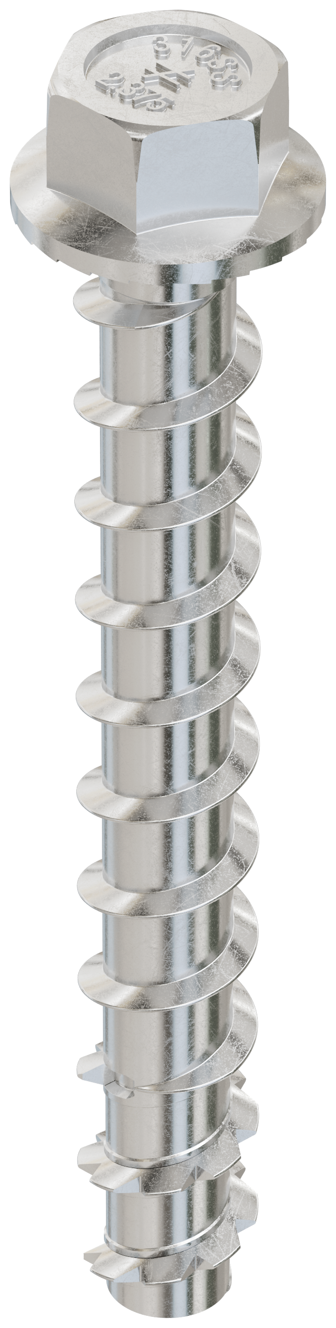 Simpson THDC25238H6SS Titen HD 1/4 in. x 2-3/8 in. Type 316 Stainless-Steel Heavy-Duty Screw Anchor 50-Qty