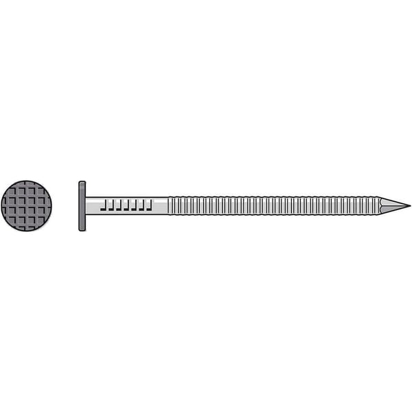 Simpson S8SNDG1 Painted Siding Nail — 2-1/2 in. x .092 in. Type 304 Stainless Steel, Gray 1 lb.