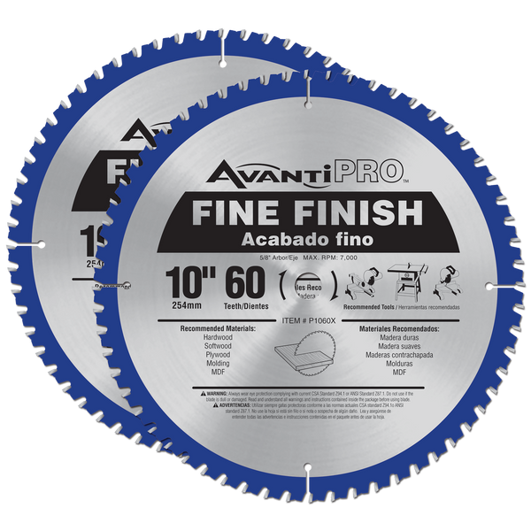 AvantiPRO P106060PP AvantiPro 10" X 60t Value Pack