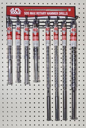 ALFA Tools SDSM8 8 PC SDS MAX WALL DISPLAY 1/pack