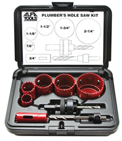 ALFA Tools HOSA8P 8PC .BI-METAL PLUMBERS HOLE SAW KIT 1/pack