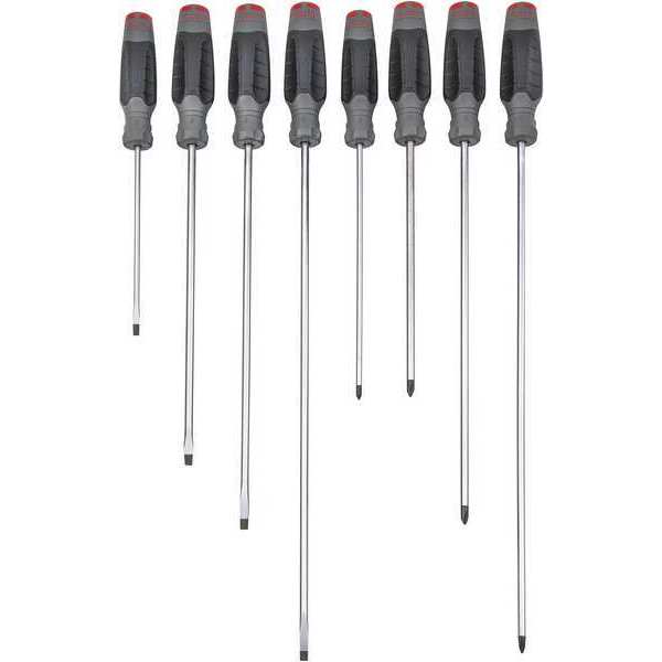 Proto J1208SCLF 8PC LONG COMB SCREWDRIVER SET