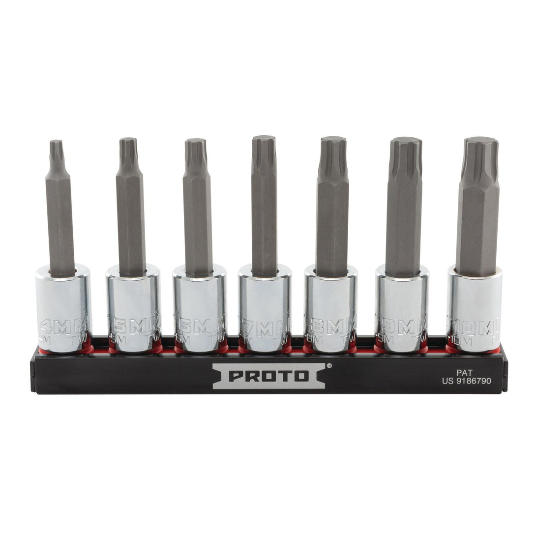 Proto J4990R7MM 7 Piece 3/8" Drive Advanced Hex Bit Socket Set - MM