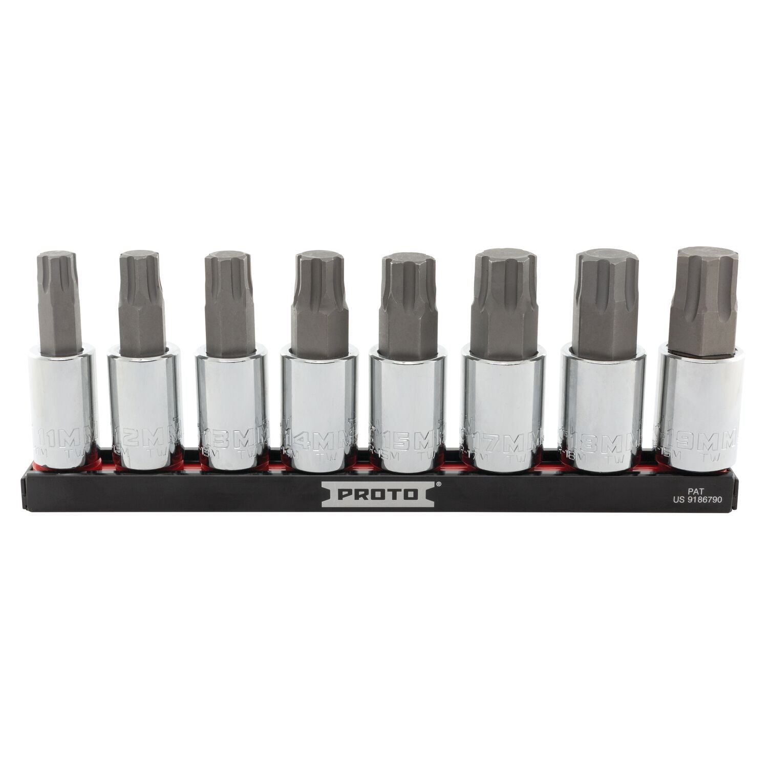 Proto - Hex Bit Socket Set: 3/8″ Drive, 7 Pc, 1/8 to 3/8″ Hex - 84967215 -  MSC Industrial Supply