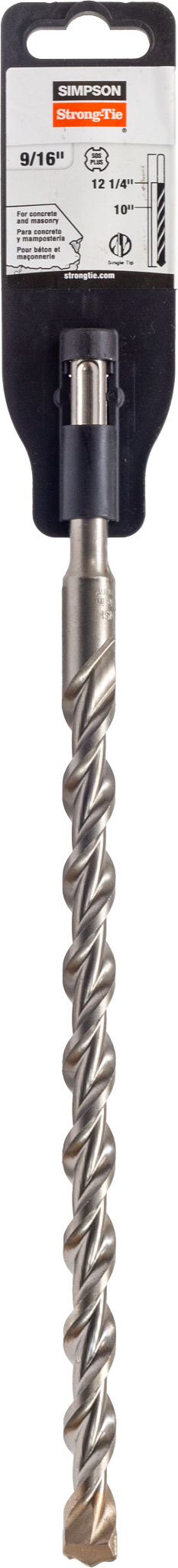 Simpson MDPL05612 9/16 in. x 12-1/4 in. SDS-plus Shank Drill Bit