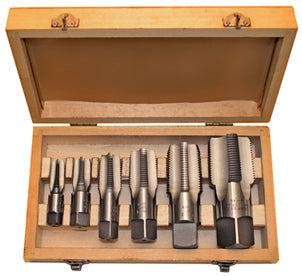 Alfa Tools TDS66006NPT Carbon Steel Npt Pipe Tap, 6 Piece Set