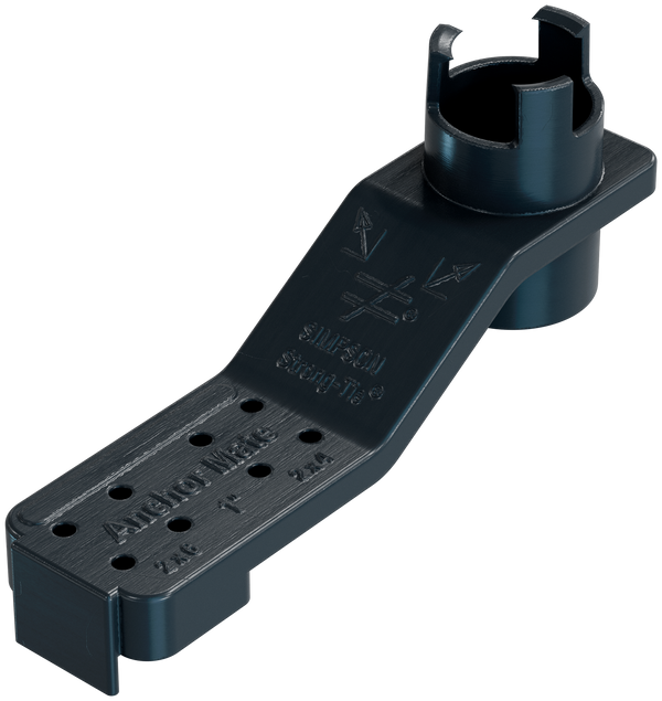 Simpson AM 1 AnchorMate 1-in. Dia. Anchor Bolt Holder — Black 100-Qty