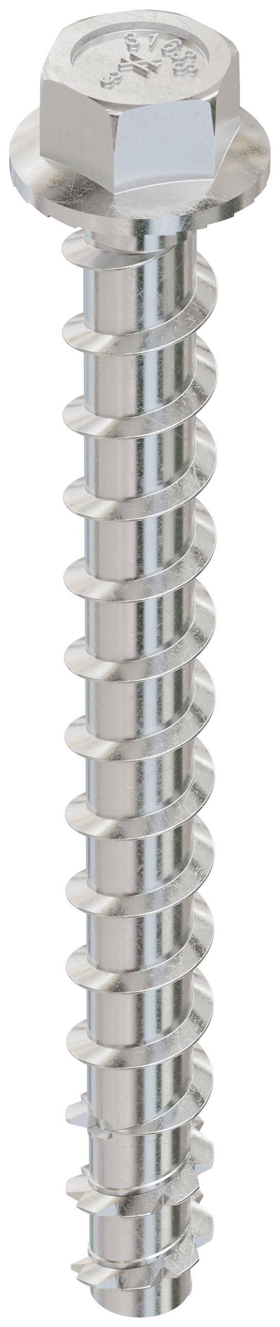 Simpson THDC25300H6SS Titen HD 1/4 in. x 3 in. Type 316 Stainless-Steel Heavy-Duty Screw Anchor 50-Qty