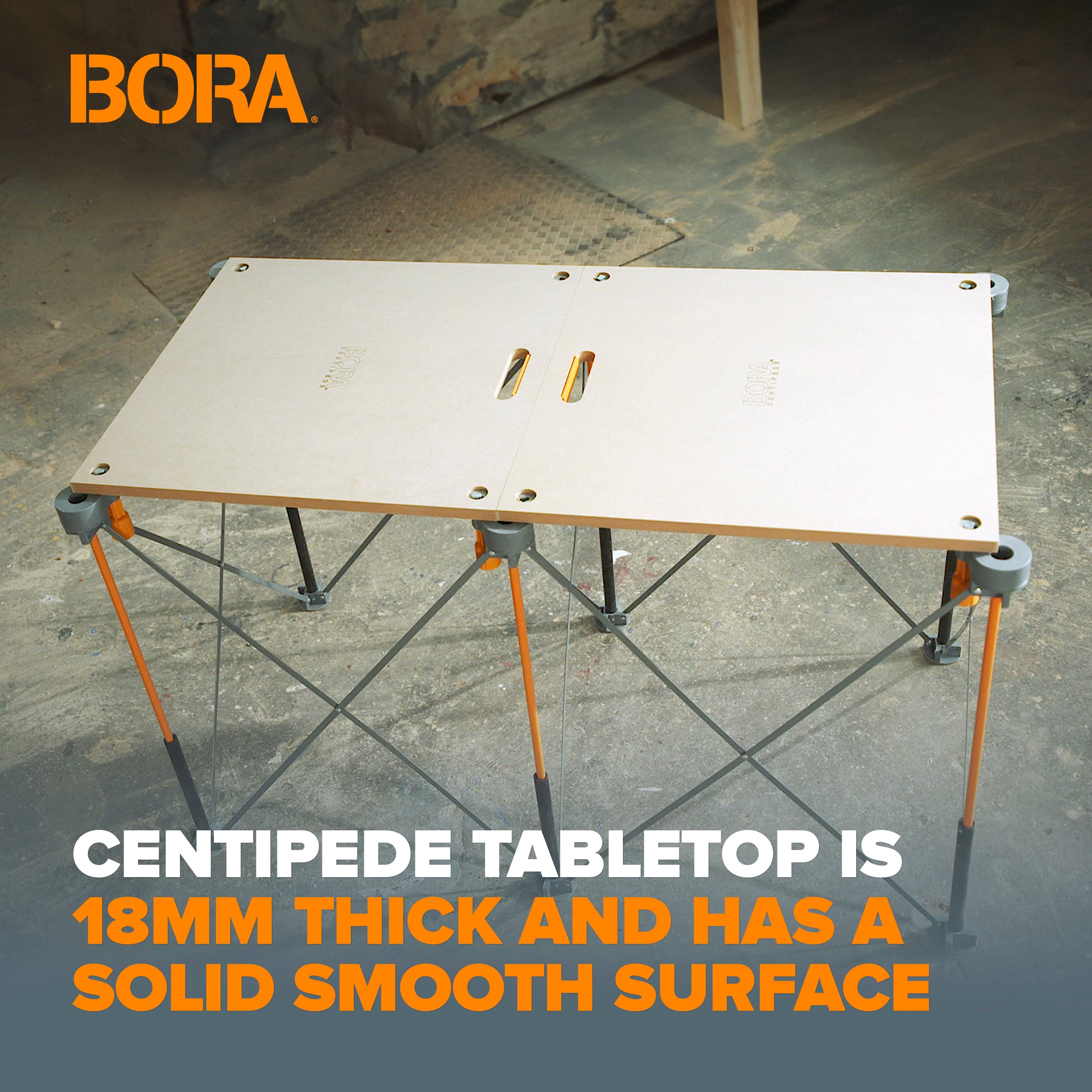 BORA CT22N Centipede Table Top - Pair - Plain – USA Tool Depot