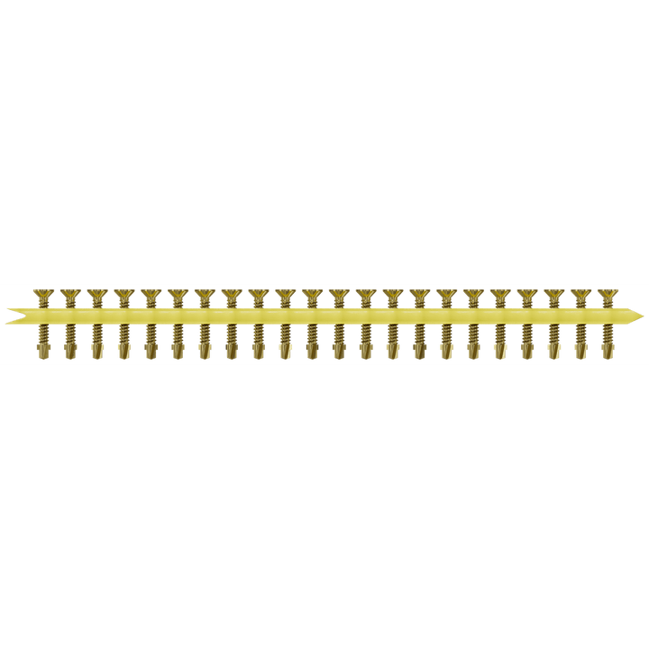 Simpson TB1440S Strong-Drive TB WOOD-TO-STEEL Screw Collated — #14 x 1-9/16 in. Yellow Zinc 1000-Qty