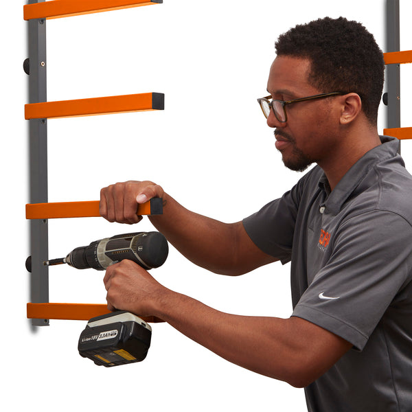 BORA PBR-0410 BORA Wall Rack 4 Level Orange/Gray - Color Box