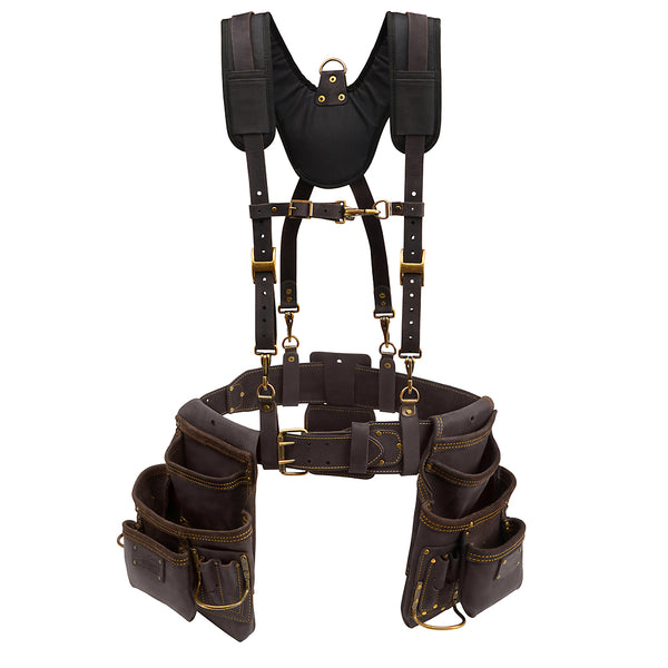 OX Tools OX-P263609 Pro Framing Rig With Suspenders | Oil Tanned Leather