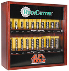 ALFA Tools ROTA100 100PC HSS ROTACUTTER DISPLAY CABINET 1/pack