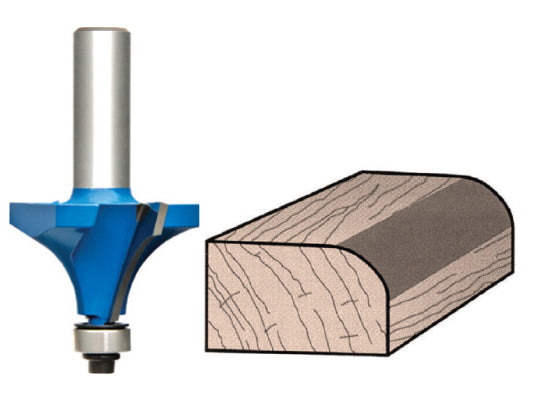 ALFA Tools RB75090 2 X 2 7/8 ROUNDINGOVER ROUTER BIT 1/pack