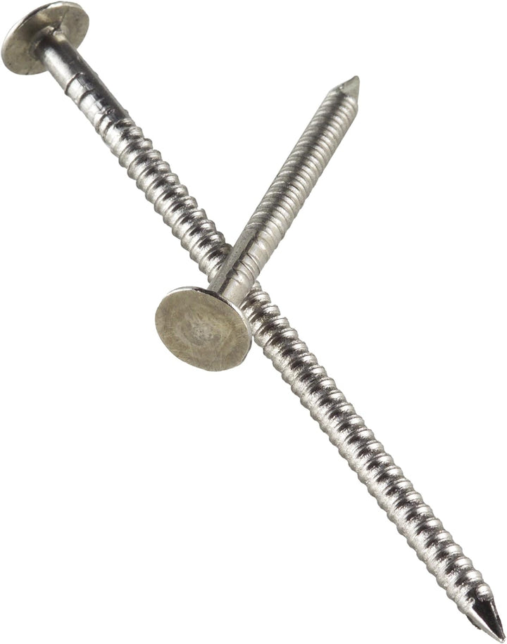 Simpson T10ACN1 Common Nail, Annular Ring Shank — 3 in. x .148 in. Type 316 Stainless Steel 1 lb.