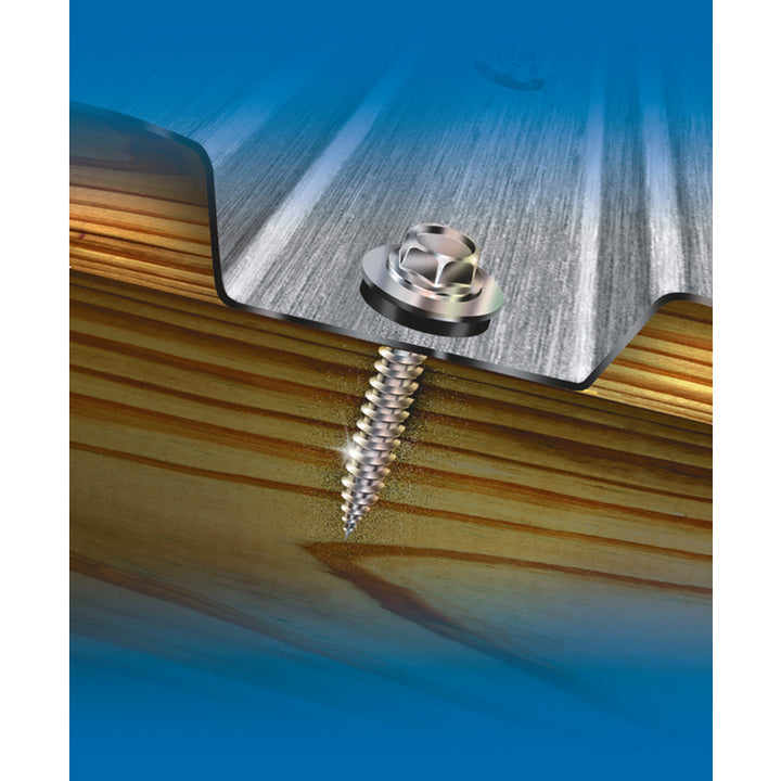 Teks R Us Teks #12 x 2-3/4 Inch Wood-to-Metal Self-Drilling Screws, 40PCS, for R ...