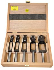 ALFA Tools TPC61448 5PC . TENON AND PLUG CUTTER SET 1/pack