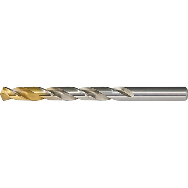 ALFA Tools S40128TT 31/64 HSS 135° SPLIT POINT TiN COATED TIPPED JOBBER DRILL 6/pack