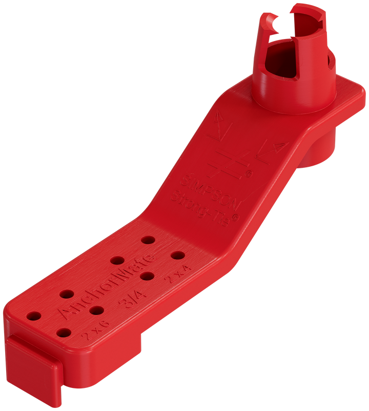 Simpson AM 3/4 AnchorMate 3/4-in. Dia. Anchor Bolt Holder — Red 100-Qty