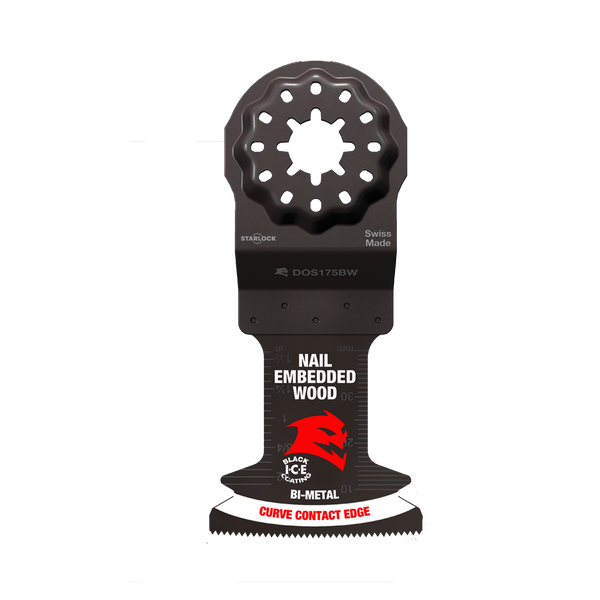 Diablo DOS175BW3 1-3/4" Diablo Demo Demon™ Starlock Bi-Metal Oscillating Blades for Nail-Embedded Wood (3-Pack)