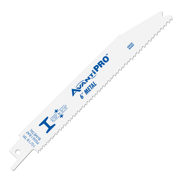 AvantiPRO PS0618AF200 AvantiPro 6" 10/18 TPI BM Recip Blade (200-Pack)