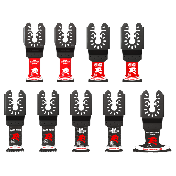 Diablo DOU9S 9 pc Universal Fit General Purpose Oscillating Blade Set (9-Piece)