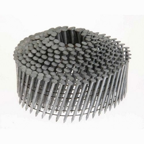 134X083WCR 1-3/4x083 15-Degree Wire Coil Hot Dipped Galvanized Ring Shank Nails, 11,200/Box