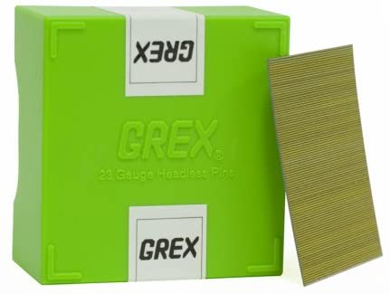 Grex P6/45L 1-3/4 In. 23 Ga. Headless pins, Galvanized, 10M/Bx