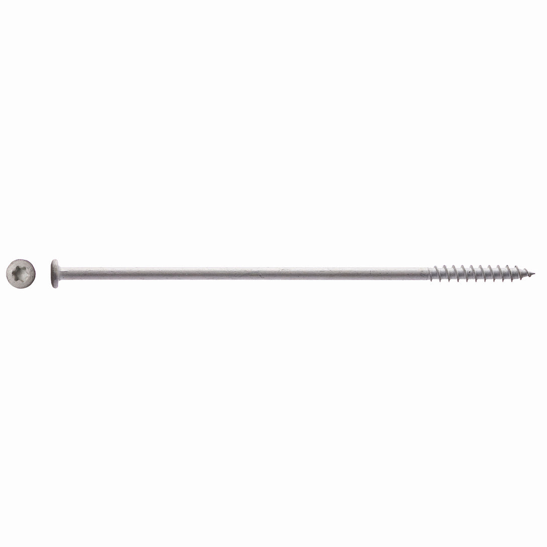 Big Timber GTR147W-50 #14x7 Star Drive Round Head White Finish Steel Gutter Screws, 50/Box