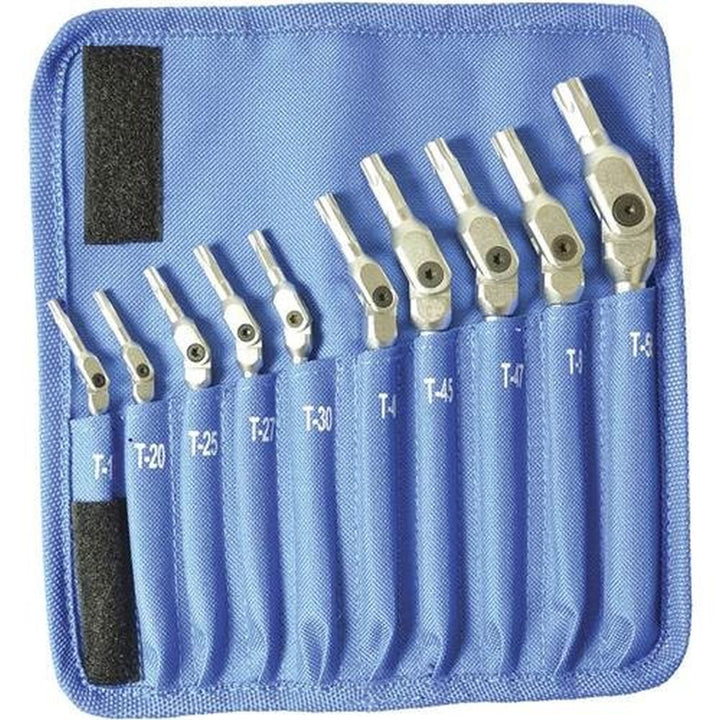 Bondhus 00022 ProGuard Finish Pivot Head Wrench, 10 Piece Set