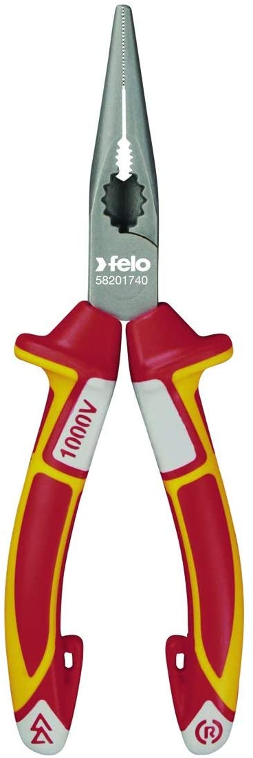 Felo 0715763799 6-3/4" Chain Nose Radio Pliers VDE, (1per Pack)