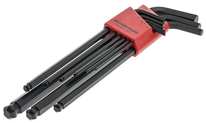 Bondhus 20699 Ball End L-Wrench Hex Key, 22 Piece Set