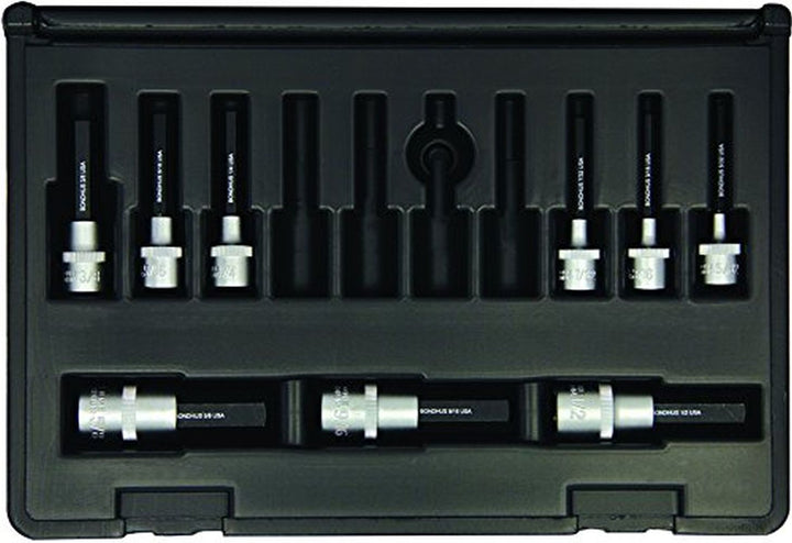 Bondhus 30299 ProGuard Steel Hex Bit Socket Set, 9 Piece Set