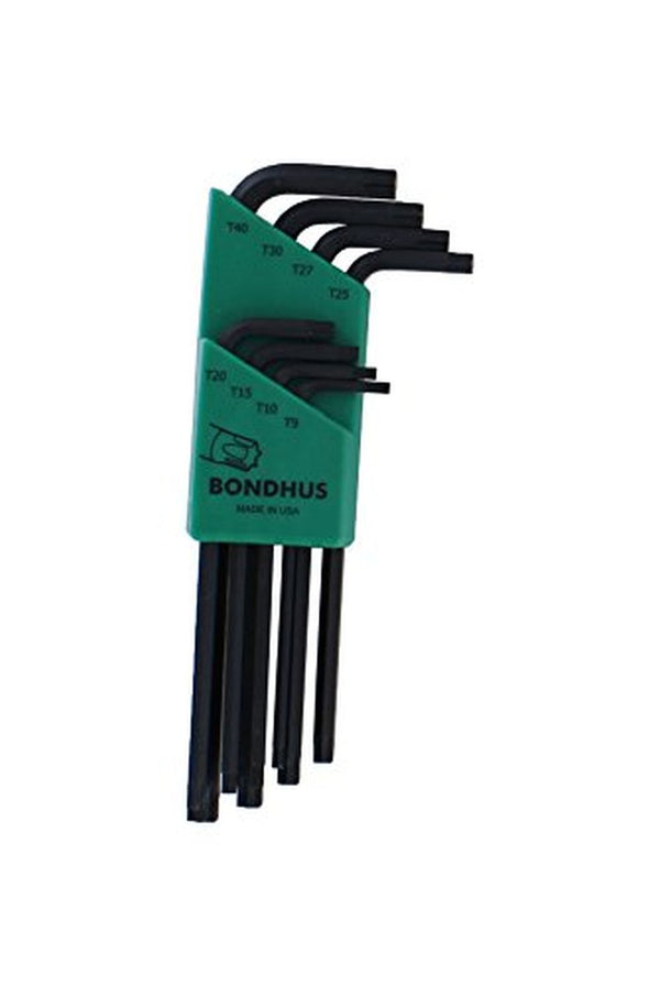 Bondhus 31834 ProGuard Finish Long Arm L-Wrench Hex Key, 8 Piece Set