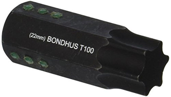 Bondhus 32000 T100 TORX Socket Bit with ProGuard Finish